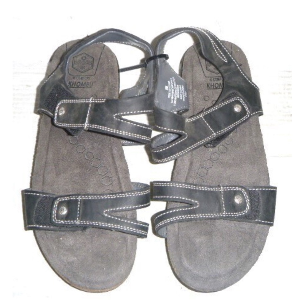 KHOMBU PAIR OF WOMEN'S, SOLACE SANDALS -BLACK - Picture 2 of 2